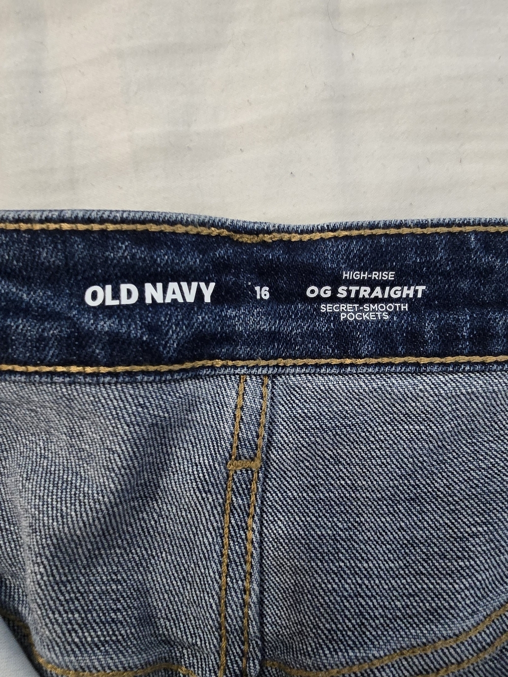 Old Navy OG Straight High-rise Shorts - Dark Blue
